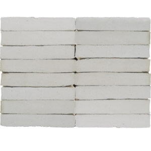 Ladrillo Rústico Manual Blanca Marfil Arenosa