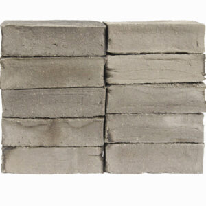 Ladrillo Rústico Manual Gris Klinker Medida Inglesa