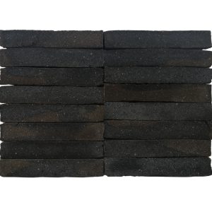 Plaqueta Manual Negra Bio Arenosa 24x4x2cm