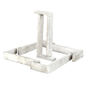 Esquina Rústica Manual Blanca Marfil