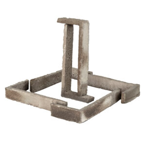 Esquina Rústica Manual Gris Destonado