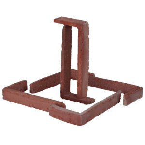 Esquina Rústica Manual Rojo