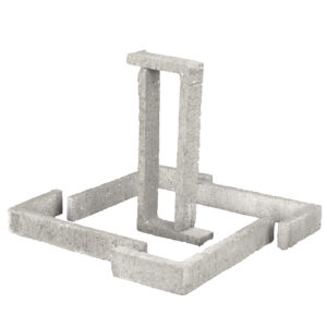 Esquina Rústica Semimanual Blanca Marfil