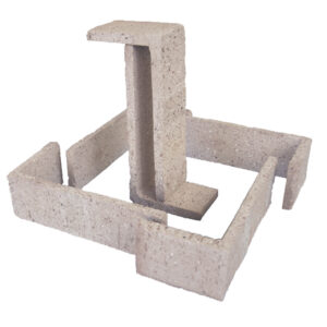 Esquina Rústica Semimanual Salmón Raspado