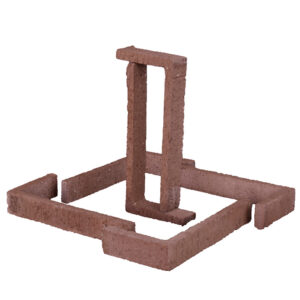 Esquina Rústica Semimanual Rojo