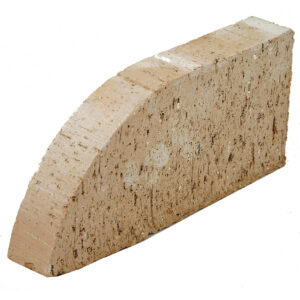 Ladrillo Rústico Semimanual Salmón Raspado Curvo