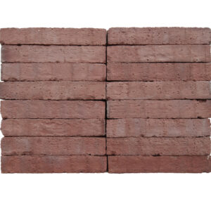 Plaqueta Rústica Semimanual Roja Rústica