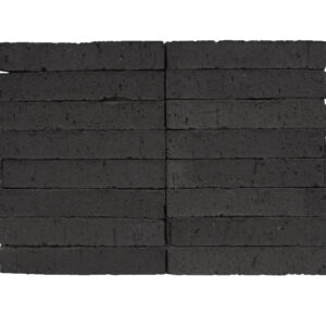Ladrillo Rústico Semimanual Negro